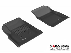 Chevrolet/ GMC Colorado/ Canyon Crew Cab Floor Mats (Set of 2) - Front - Black by 3D MAXpider (2015-)